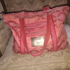 Authentic pink Coach purse